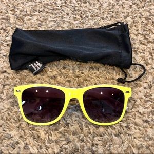 Hot Topic Neon Yellow Sunglasses - Unisex